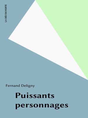 cover image of Puissants personnages